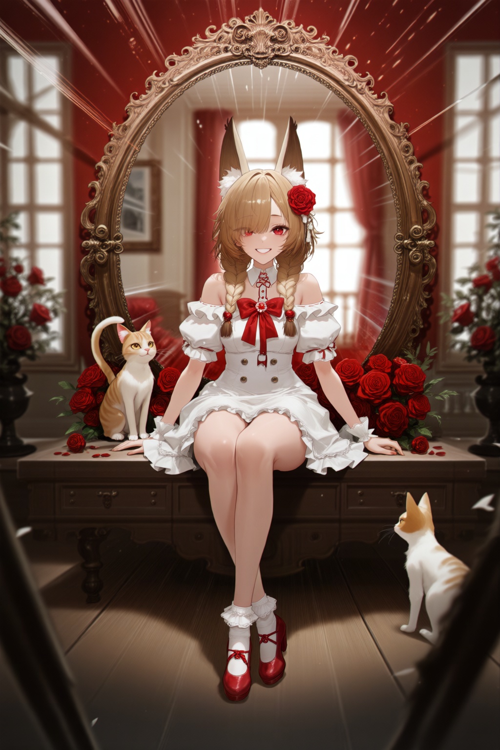 1girl,  solo,  long hair by 月大魔王|The Moonly Demon King on Tensor.Art
