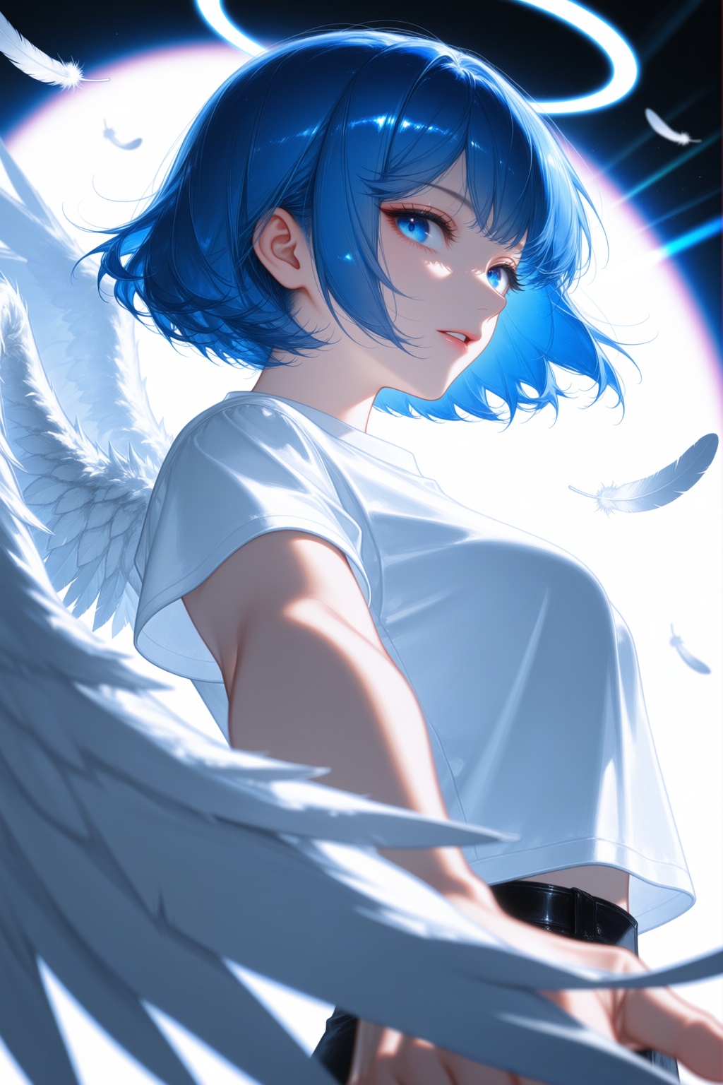 dynamic pose,  dynamic composition,  1girl on Tensor.Art