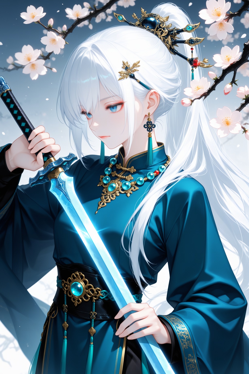 1girl,  hair ornament,  jewelry by 月大魔王|The Moonly Demon King on Tensor.Art