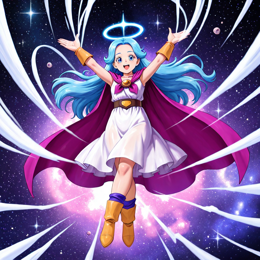 1girl,  solo,  celestial being on Tensor.Art