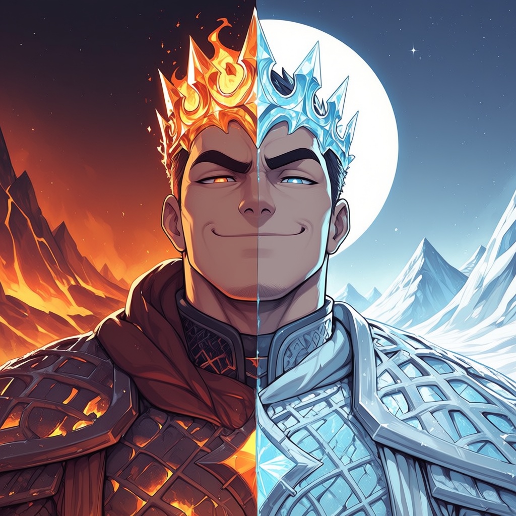 The art style is clean,  modern illustration with bold lines and flat colors,  cel shading on Tensor.Art