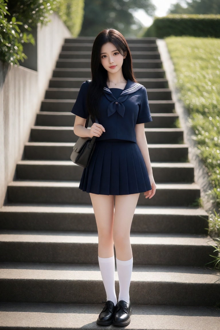 一个东方美女,  清秀柔和鹅蛋脸,  清澈灵动大眼 by 夕木十八 on Tensor.Art