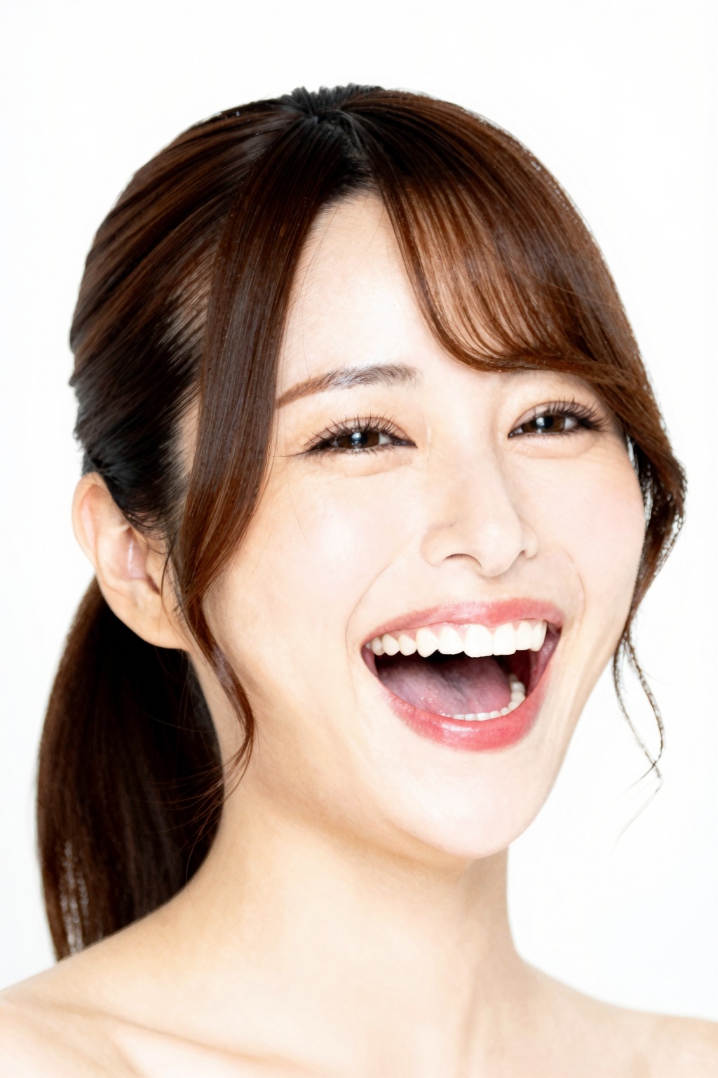 1girl,  solo,  laughing on Tensor.Art