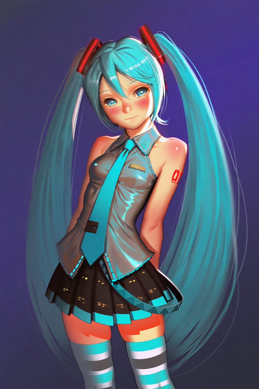 (llart),  1girl,  hatsune miku on Tensor.Art
