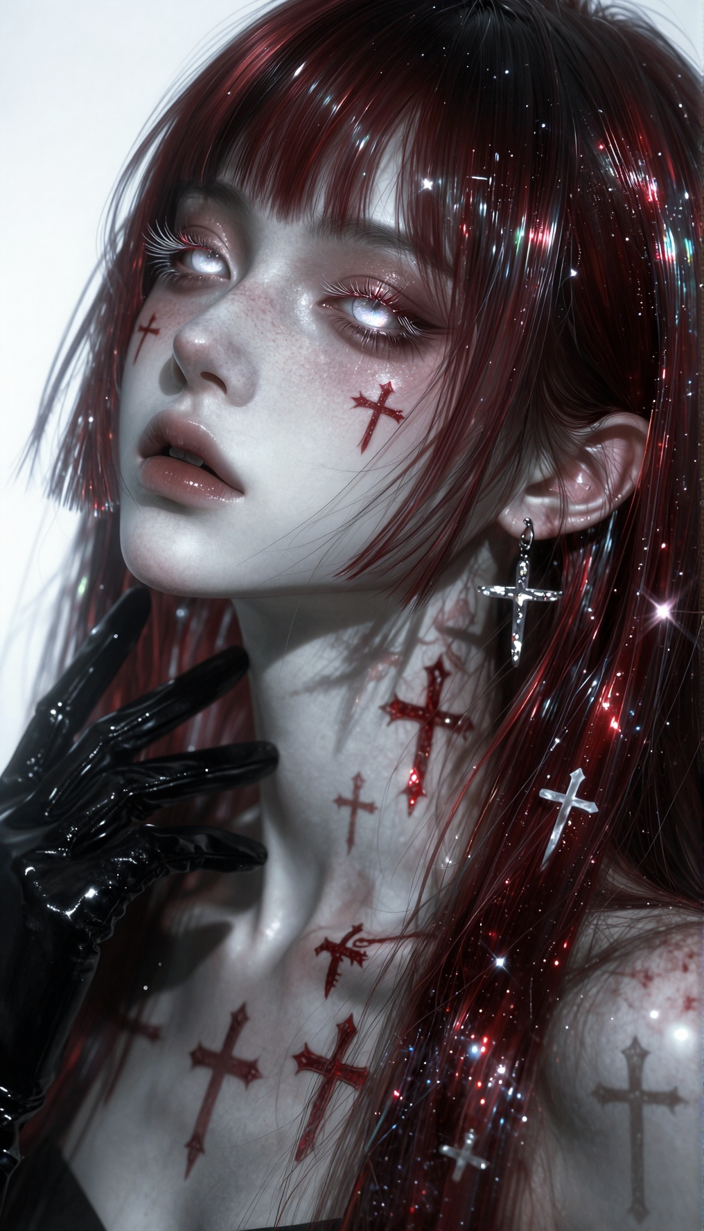 A beautiful young woman,  female,  clear complexion on Tensor.Art