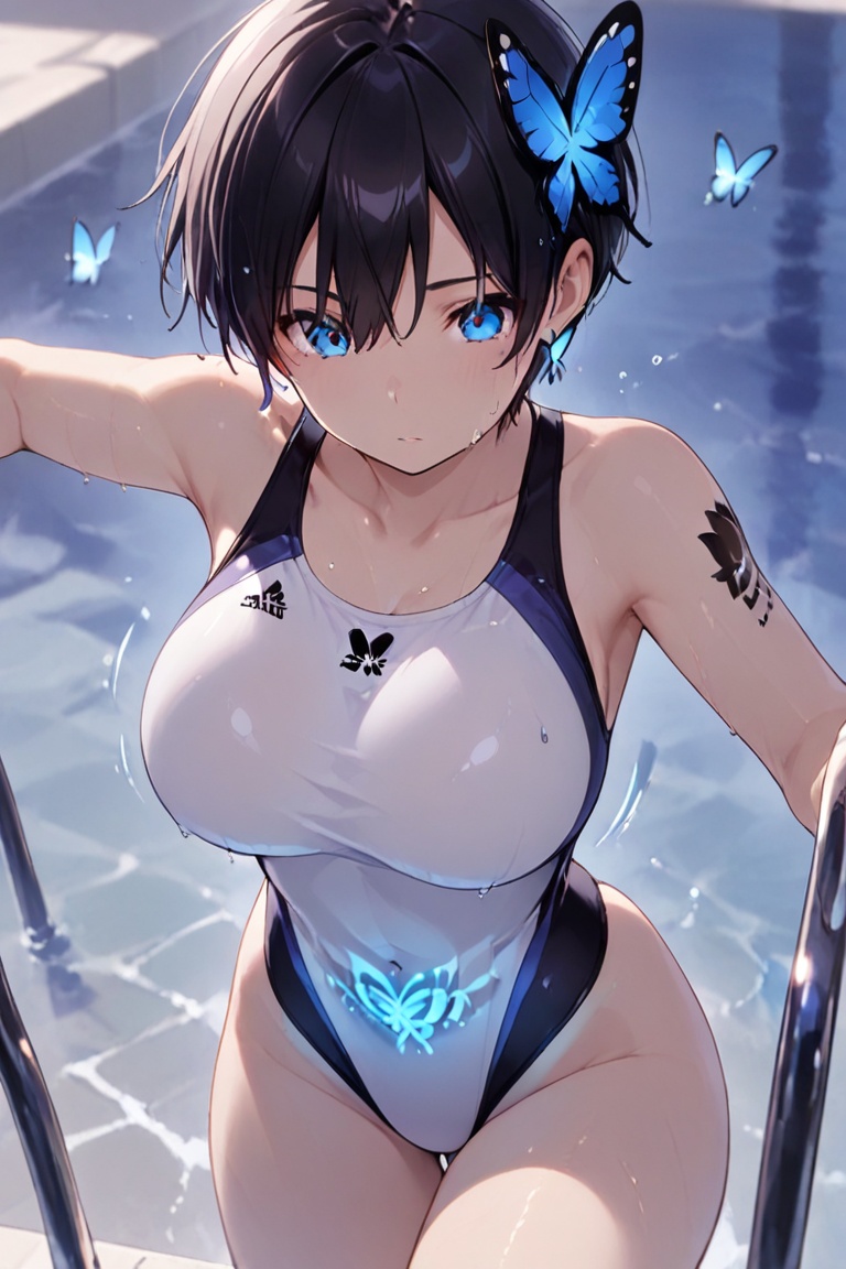 (competitive swimwear) ,  masterpiece,  best quality on Tensor.Art