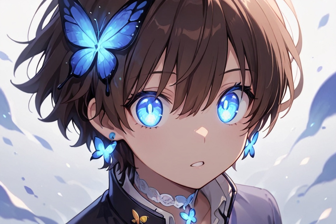 Kiyoshika-kun,  androgynous beauty,  Glowing effect on Tensor.Art