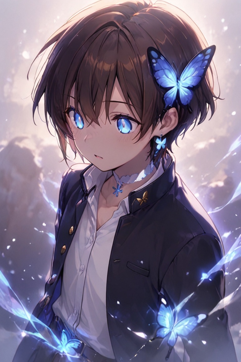 Kiyoshika-kun,  androgynous beauty,  Glowing effect on Tensor.Art
