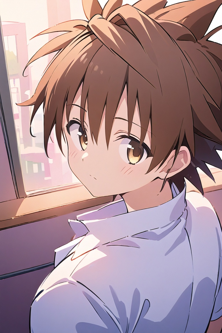 Spiky brown hair on Tensor.Art