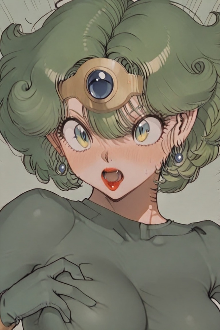 Green leotard,  dq4_sofia,  SHIMERU FUBATA on Tensor.Art