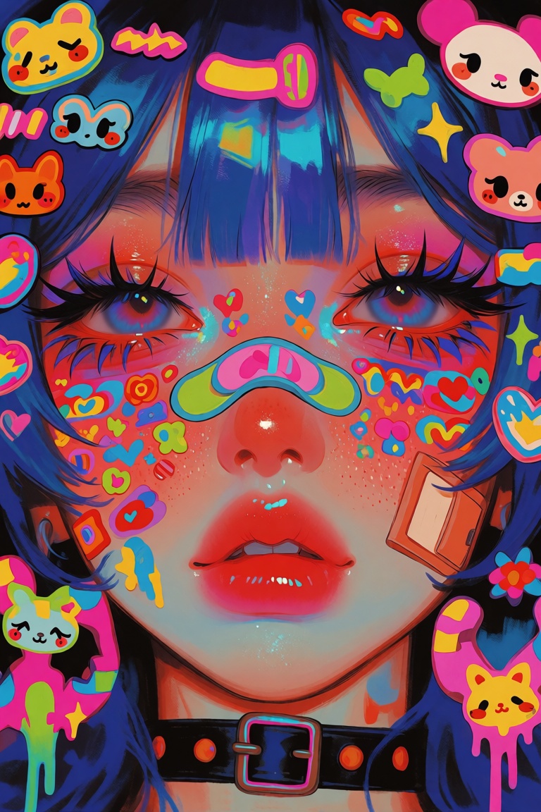 decora,  decora fashion,  maximalism on Tensor.Art