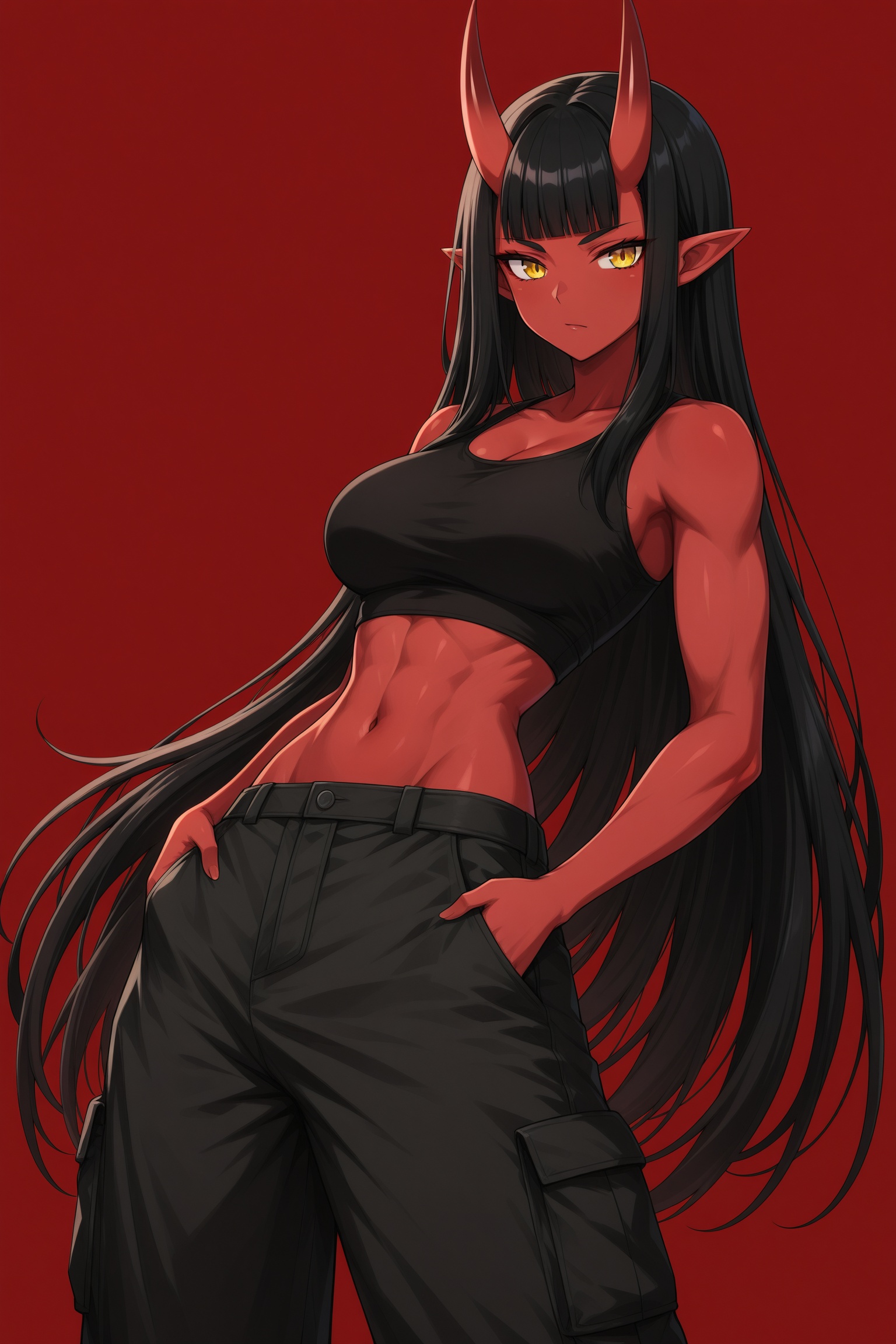 hanniyaoni,  hanniya,  oni girl on Tensor.Art