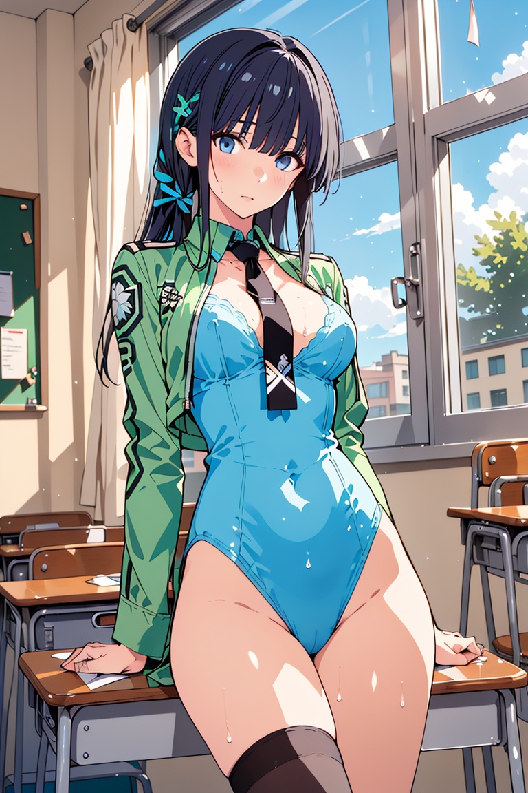 Shibya Miyuki,  One girl in the picture,  full view of body and her leg on Tensor.Art