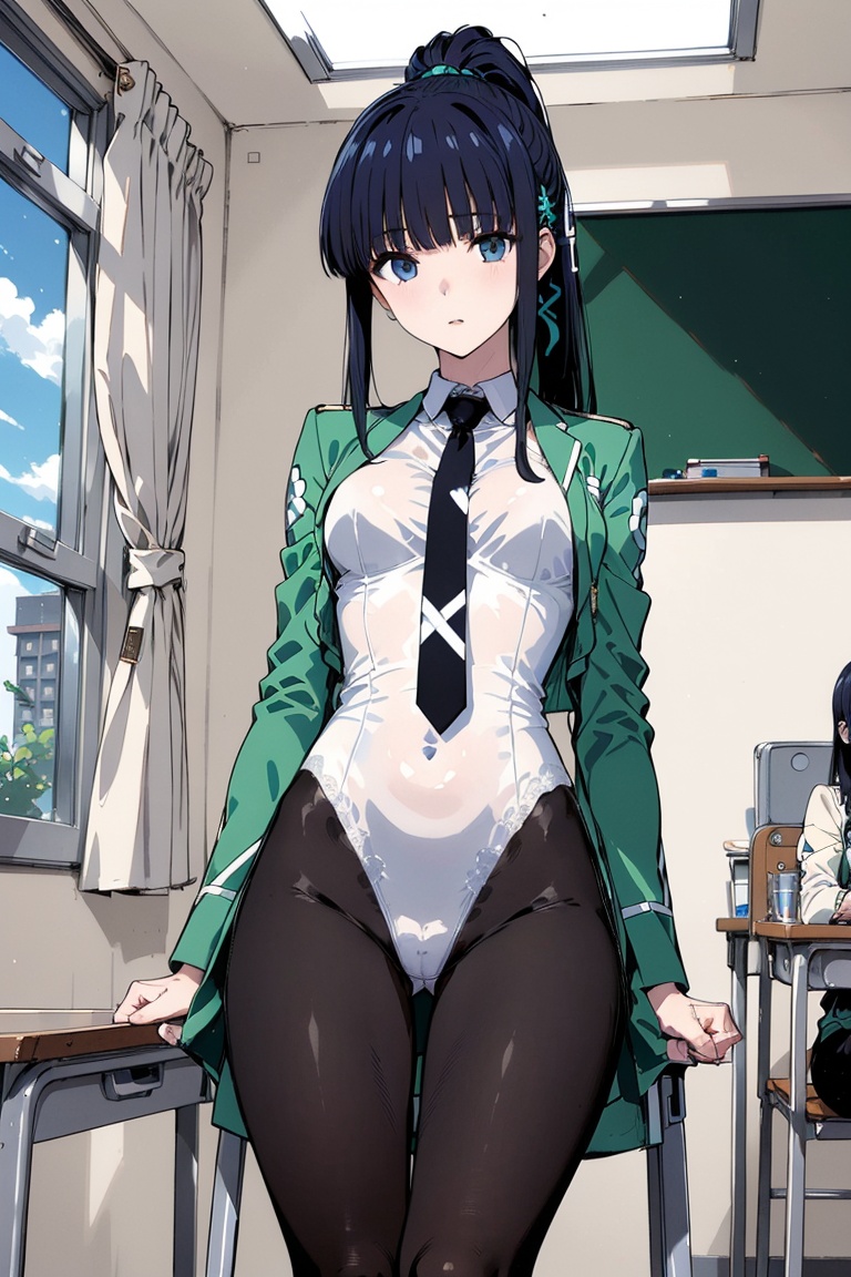 Shibya Miyuki,  One girl in the picture,  full view of body and her leg on Tensor.Art