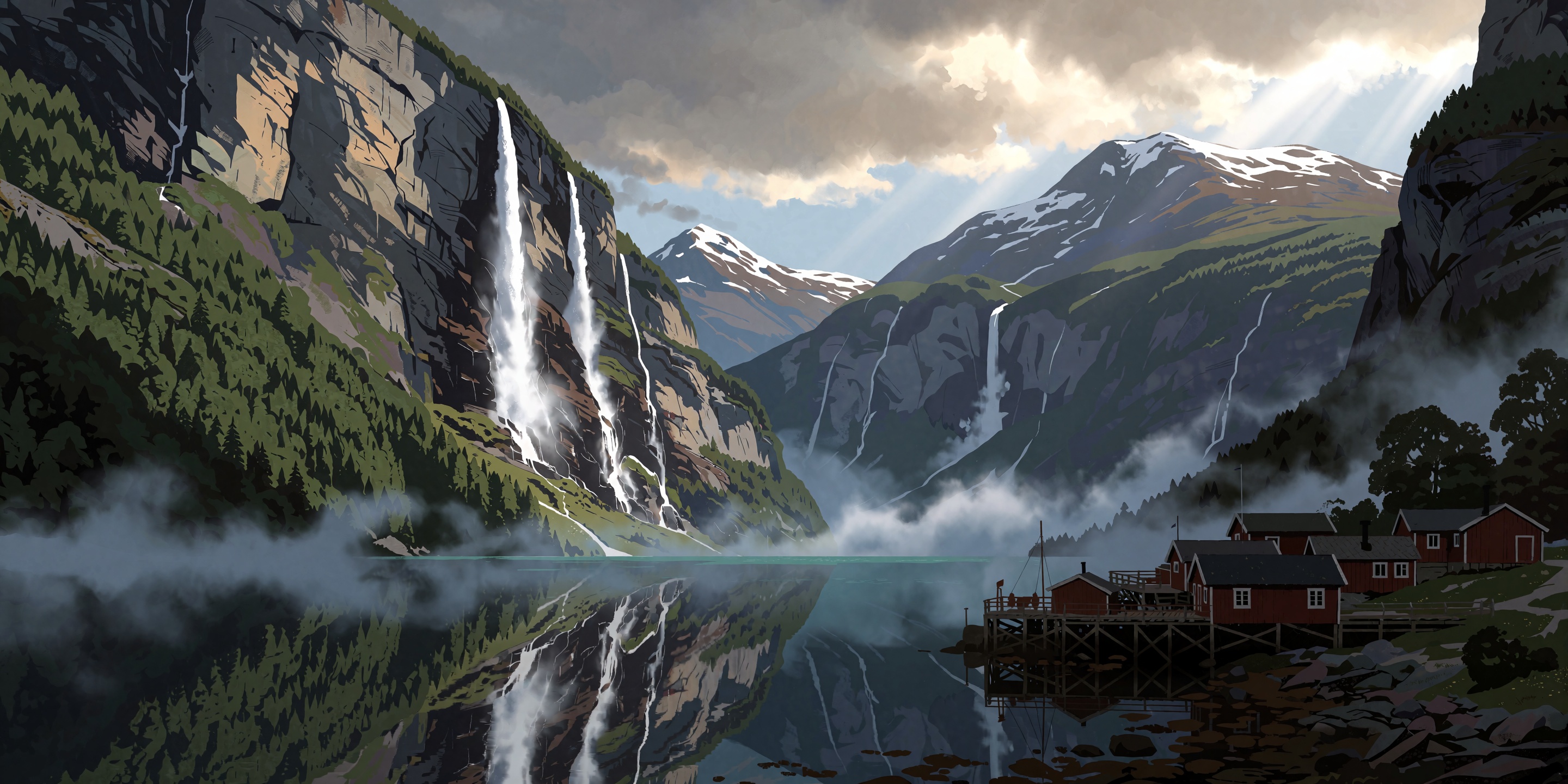 scenery,  ,  breathtaking landscape scale on Tensor.Art