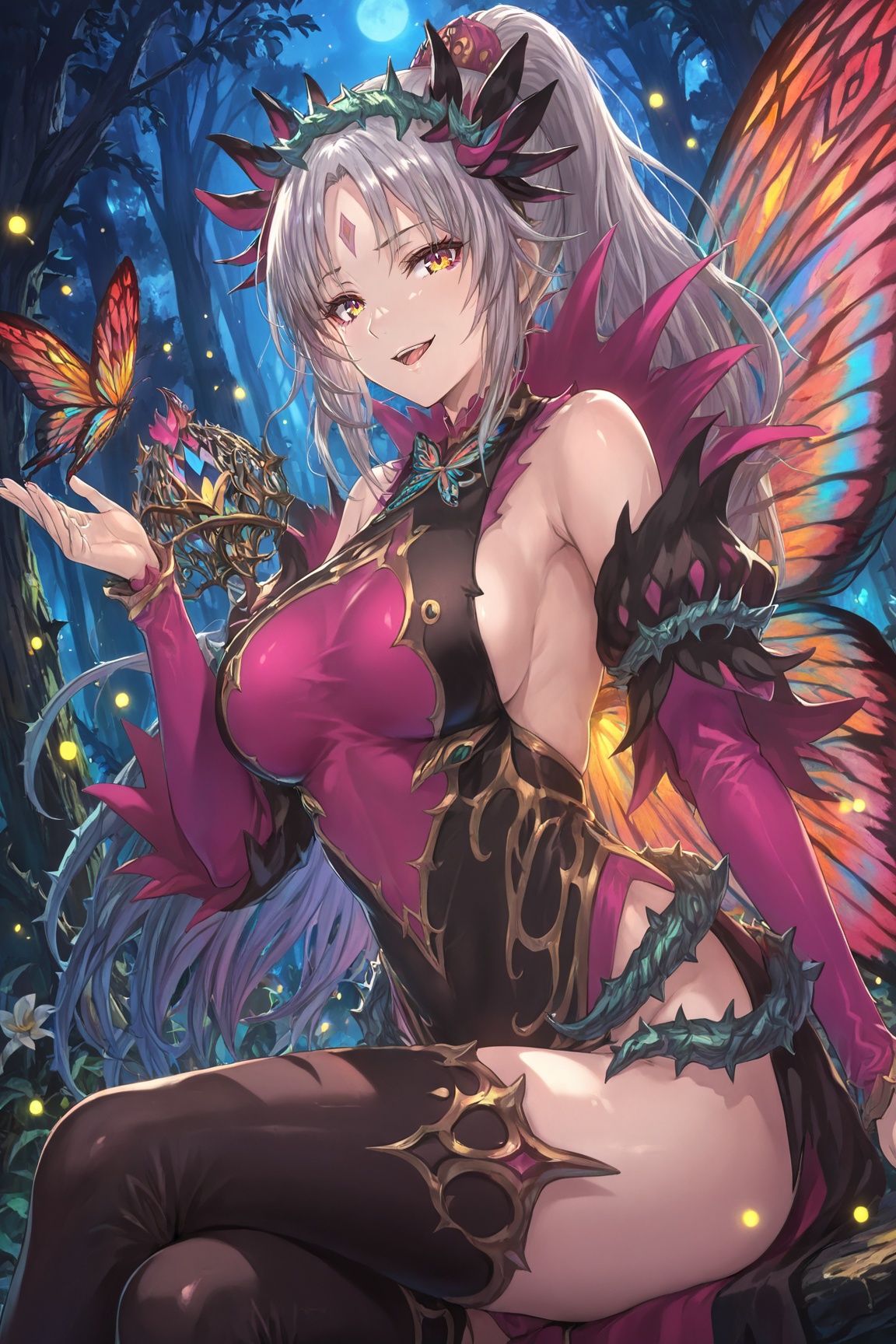 1girl,  Plumeria_FEH,  multicolored hair on Tensor.Art