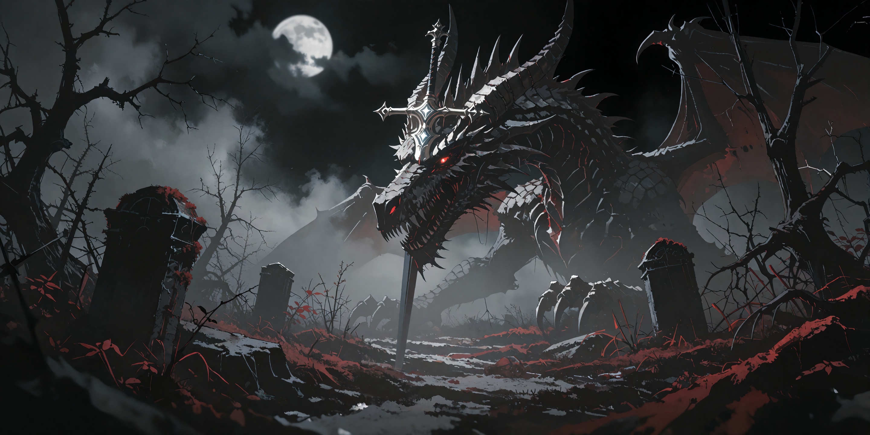 scenery,  ,  dark grim atmosphere on Tensor.Art