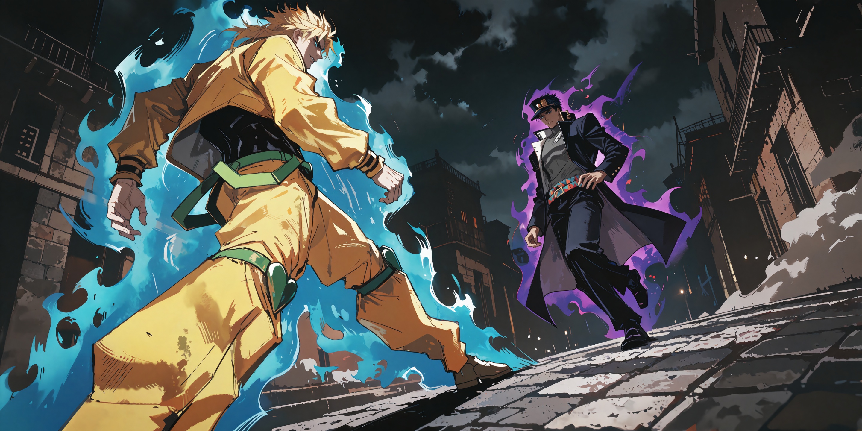 2men,  ,  dynamic combat stances on Tensor.Art