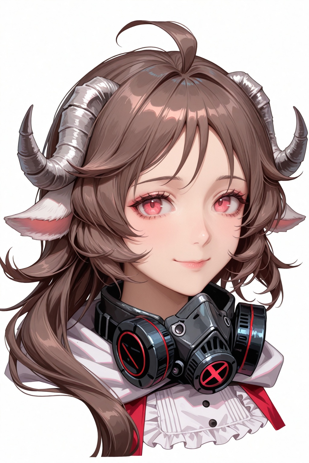 1girl,  solo,  brown hair on Tensor.Art