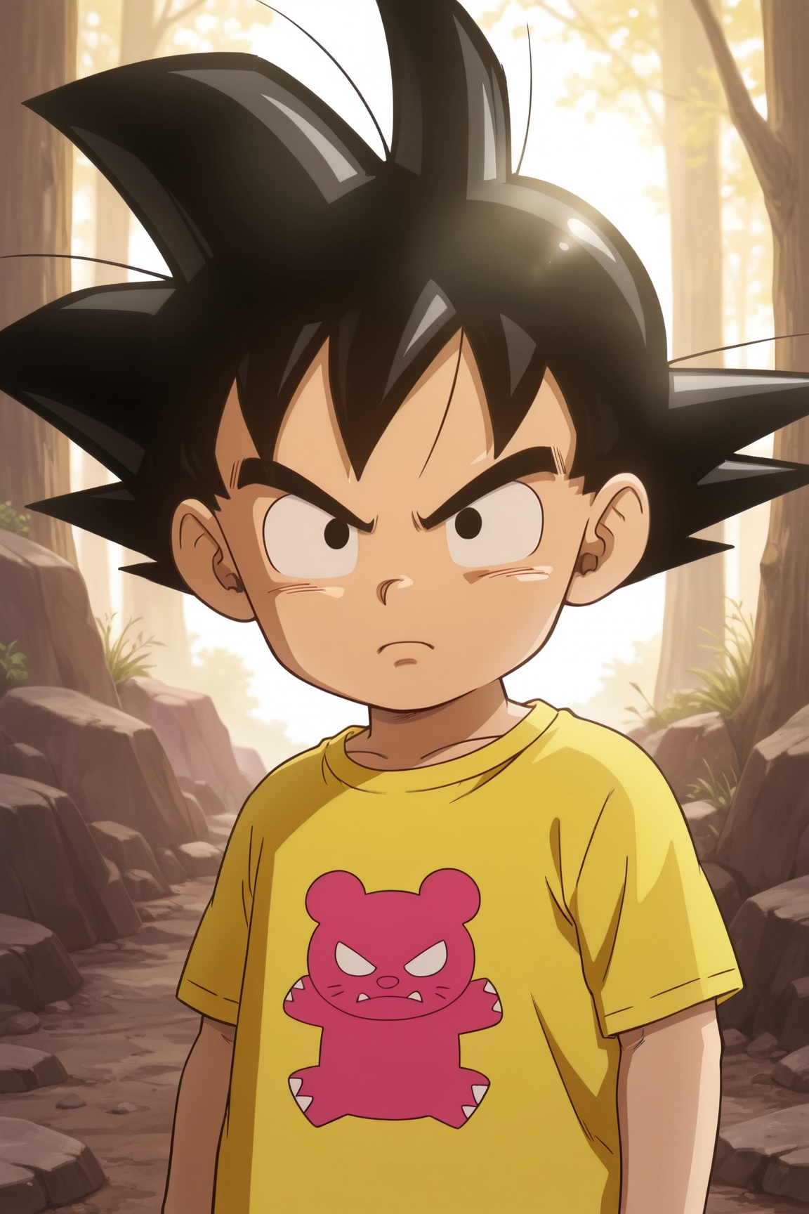 goku,  black hair,  black eyes on Tensor.Art