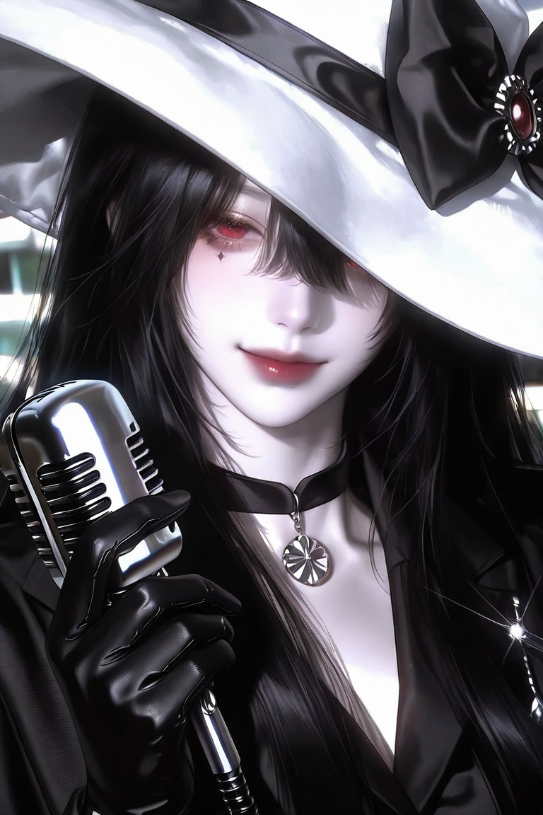 1girl,  solo,  dark black hair on Tensor.Art