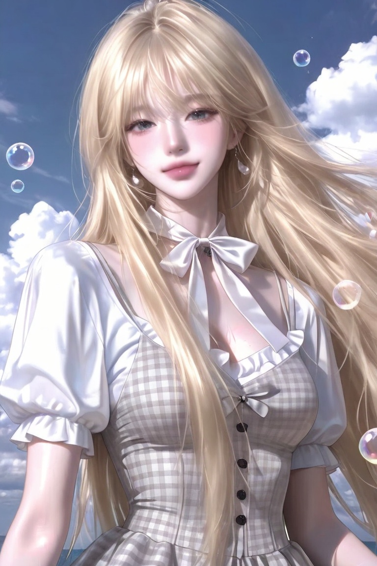 1girl,  solo,  long straight hair on Tensor.Art