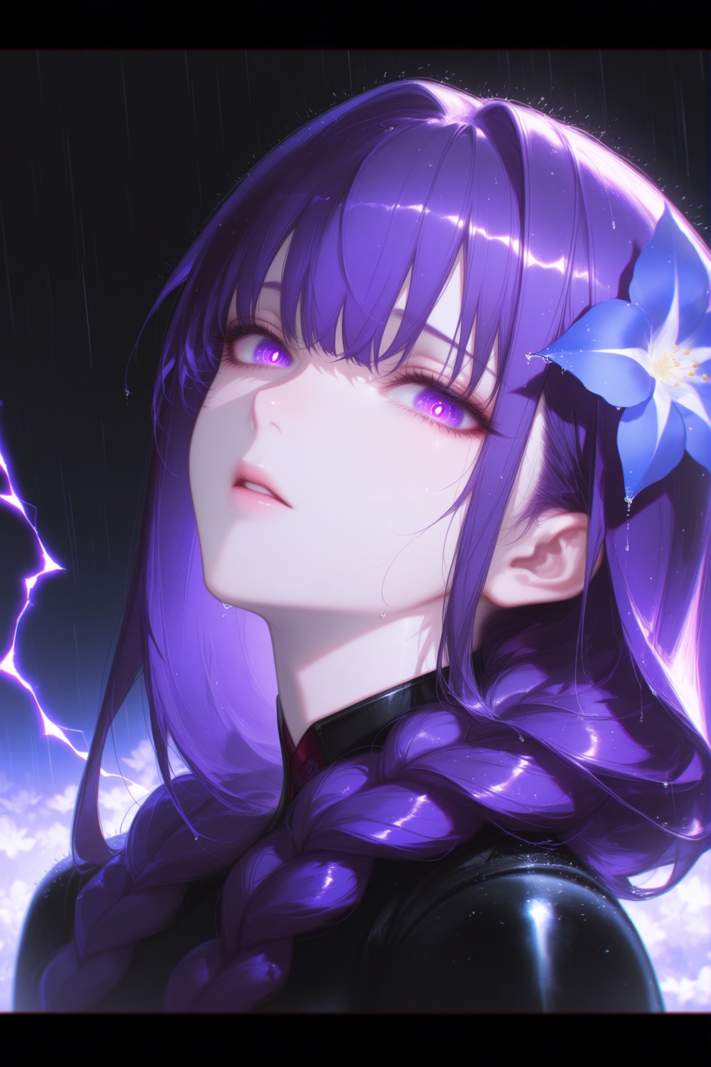 1girl,  solo,  purple hair by 月大魔王|The Moonly Demon King on Tensor.Art