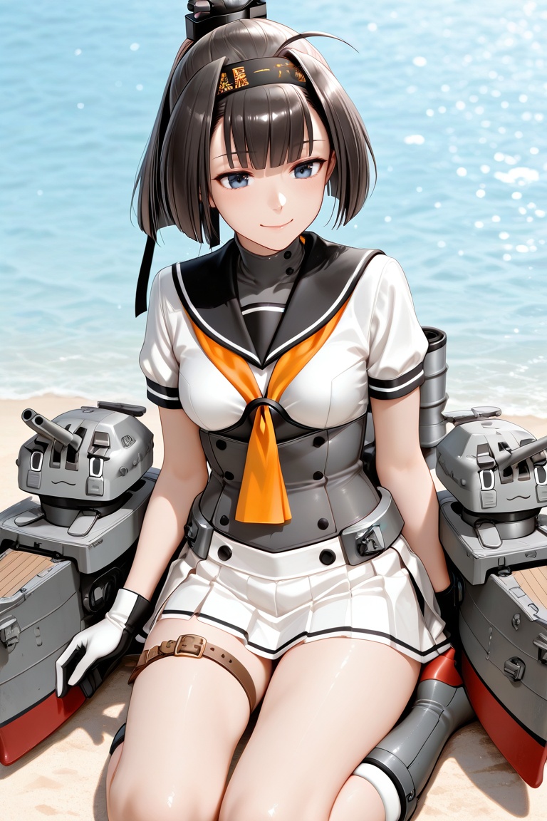 akizuki,  black hair,  blunt bangs on Tensor.Art
