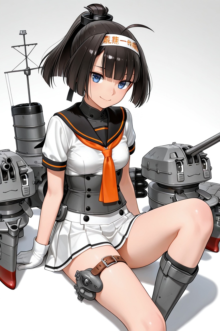 akizuki,  black hair,  blunt bangs on Tensor.Art