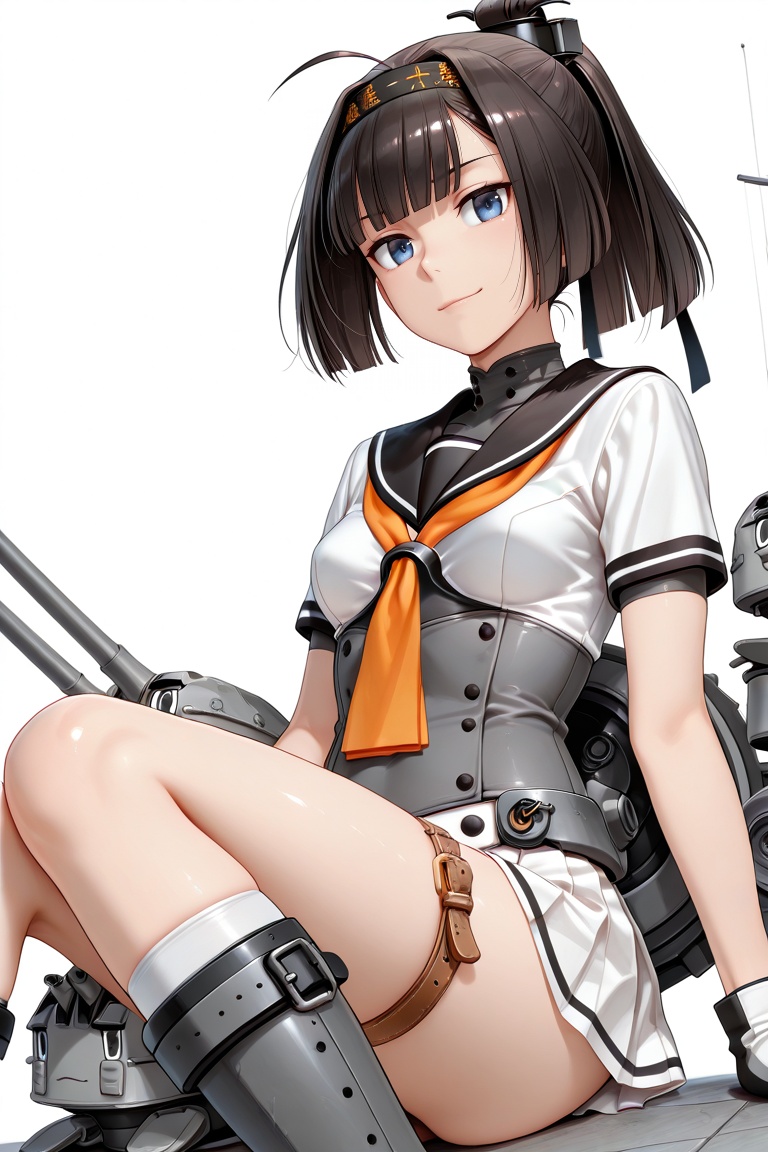 akizuki,  black hair,  blunt bangs on Tensor.Art