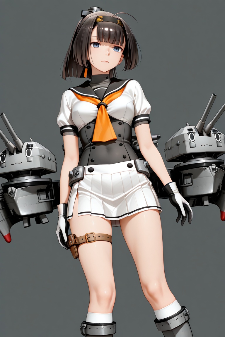 akizuki,  black hair,  blunt bangs on Tensor.Art