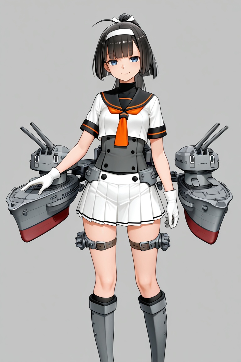 akizuki,  black hair,  blunt bangs on Tensor.Art