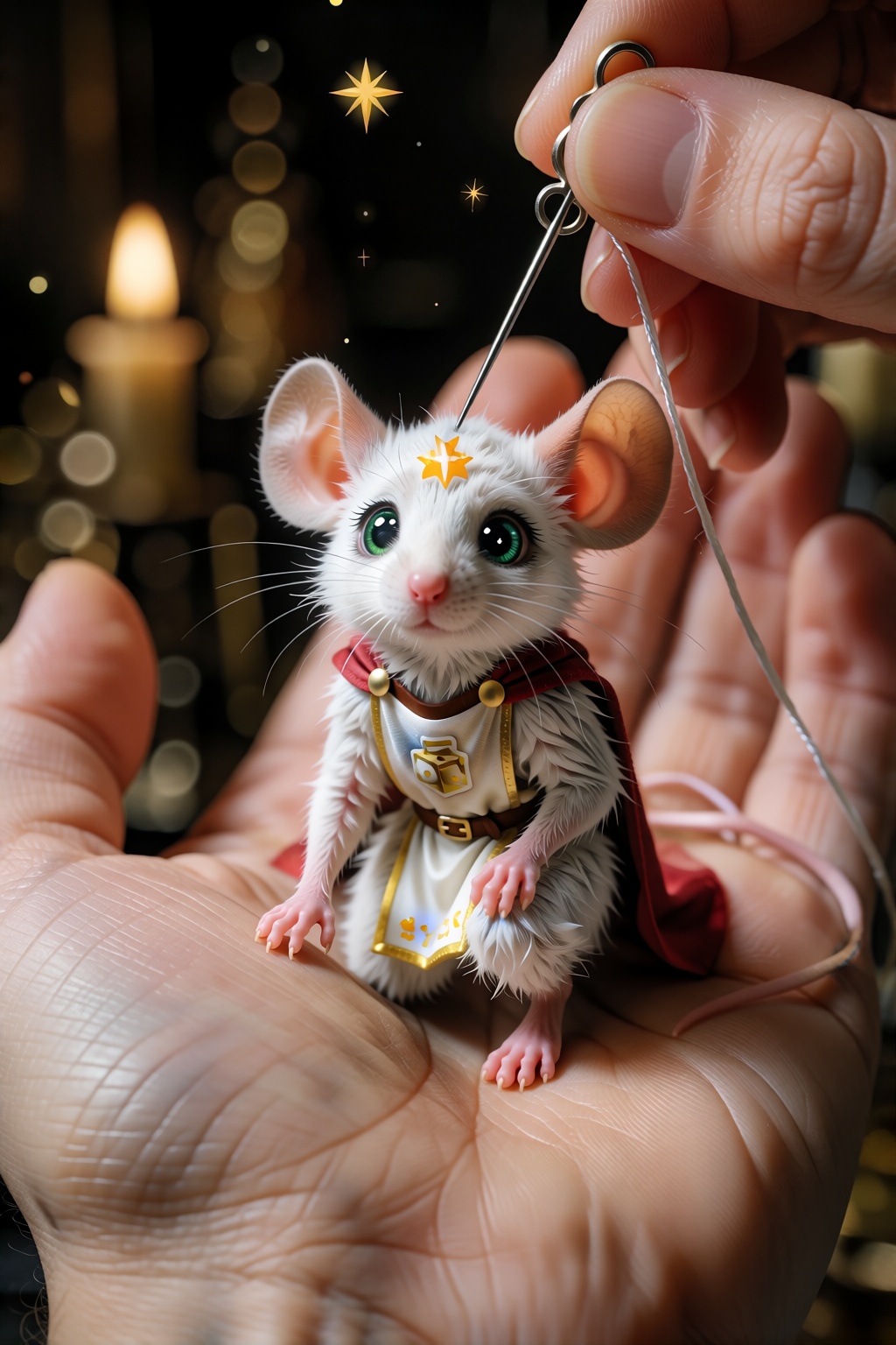 POV,  tiny mouse girl,  furry anthro on Tensor.Art