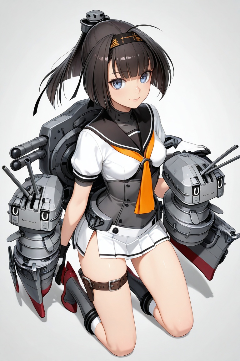akizuki,  black hair,  blunt bangs on Tensor.Art