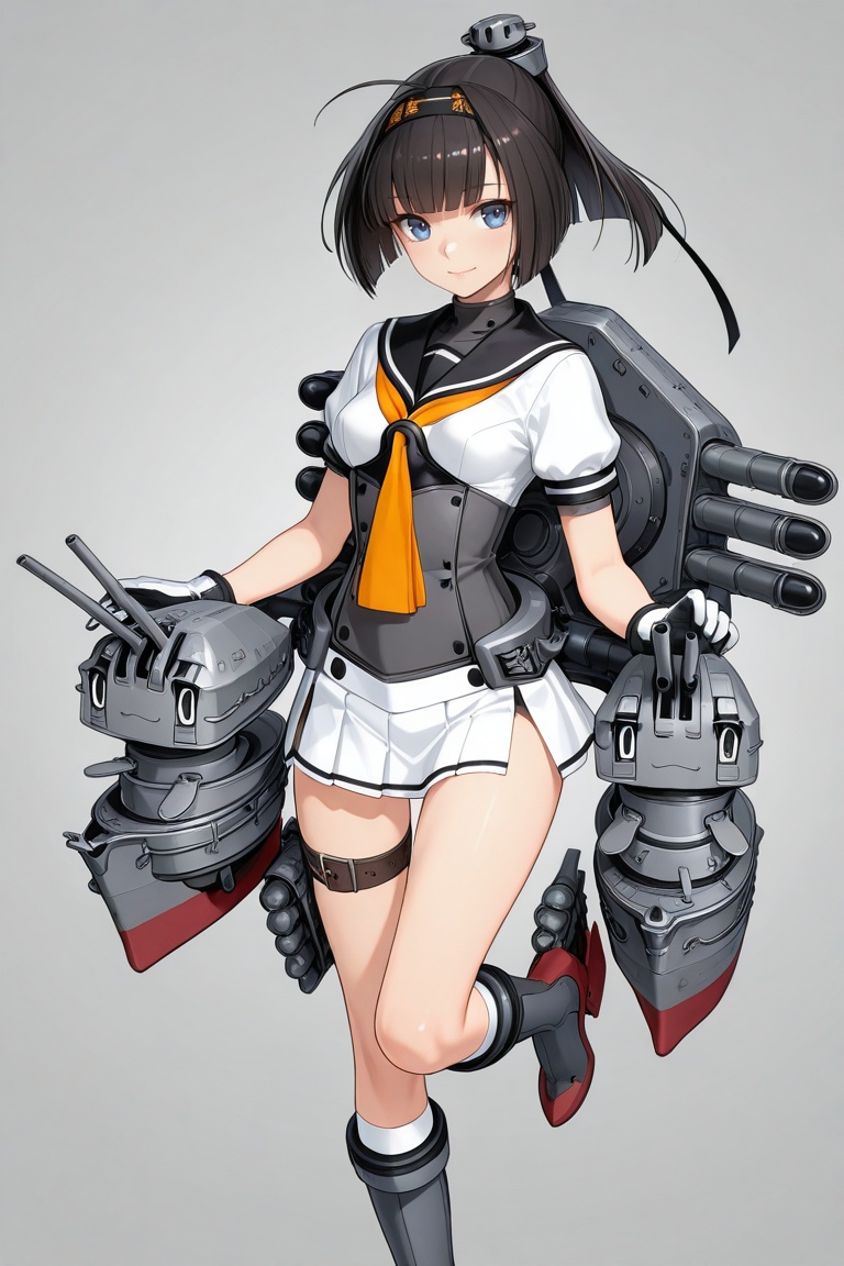 akizuki,  black hair,  blunt bangs on Tensor.Art