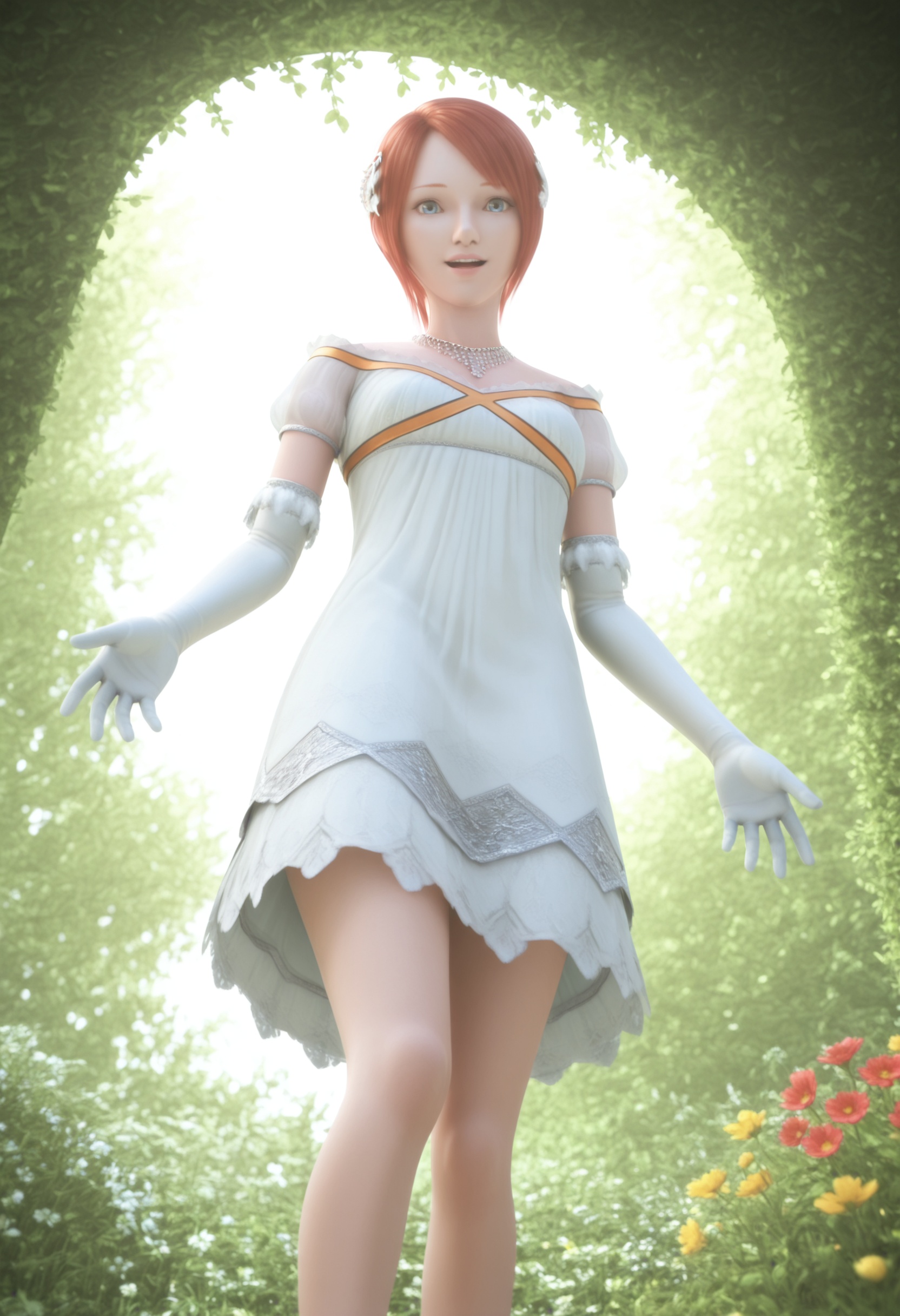 prlilf,  blue eyes,  red hair on Tensor.Art