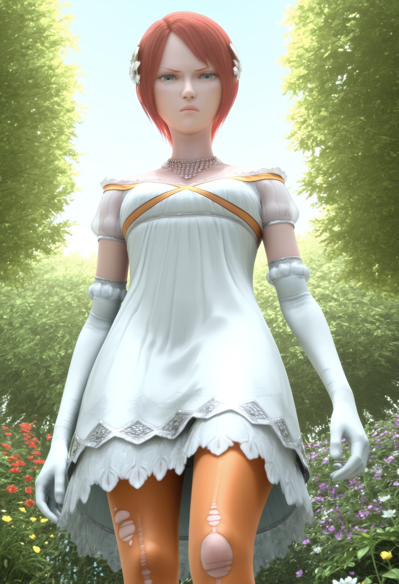 prlilf,  blue eyes,  red hair on Tensor.Art
