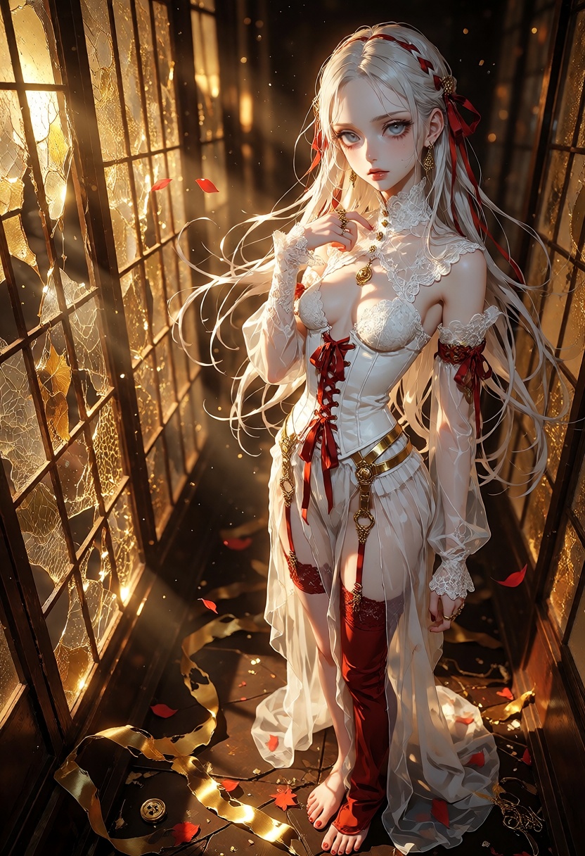 Masterpiece ultra-detailed anime illustration,  rich cel-shading with deep gradient blending,  bold confident linework on...