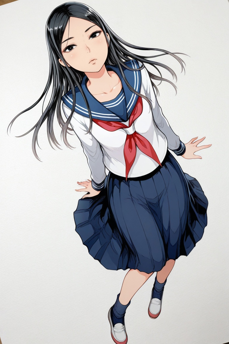 saseko,  1girl,  solo on Tensor.Art