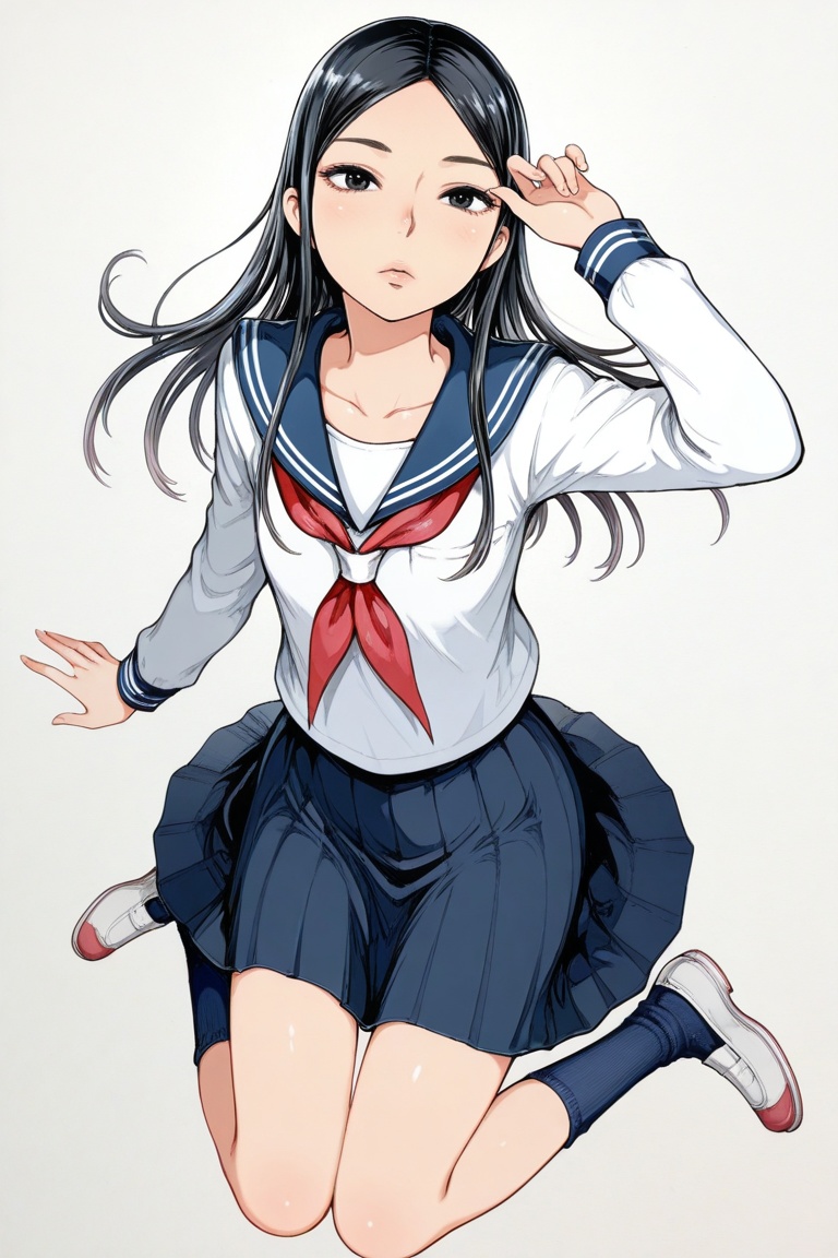 saseko,  1girl,  solo on Tensor.Art