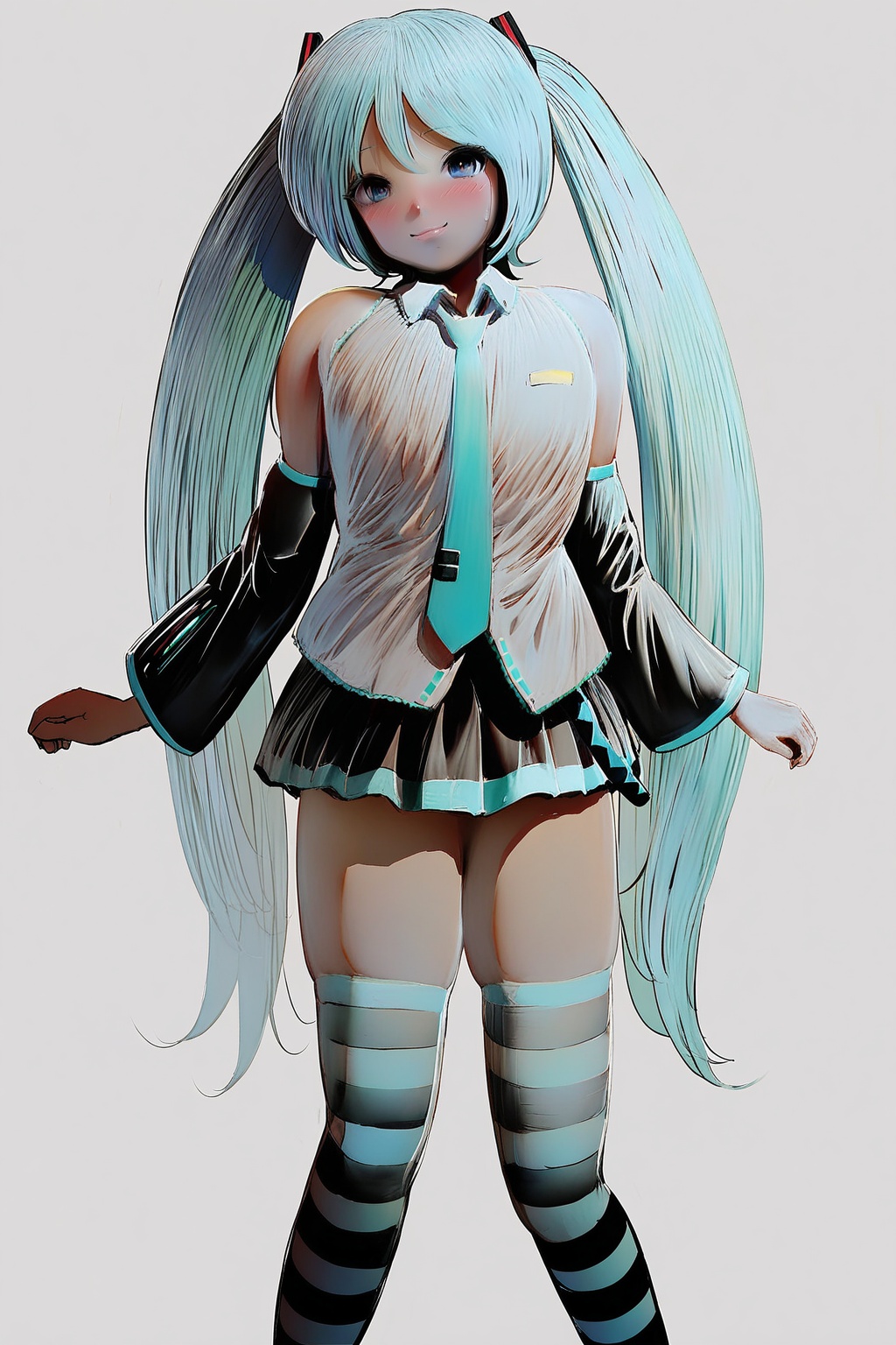 (MASAKIArt),  1girl,  hatsune miku on Tensor.Art