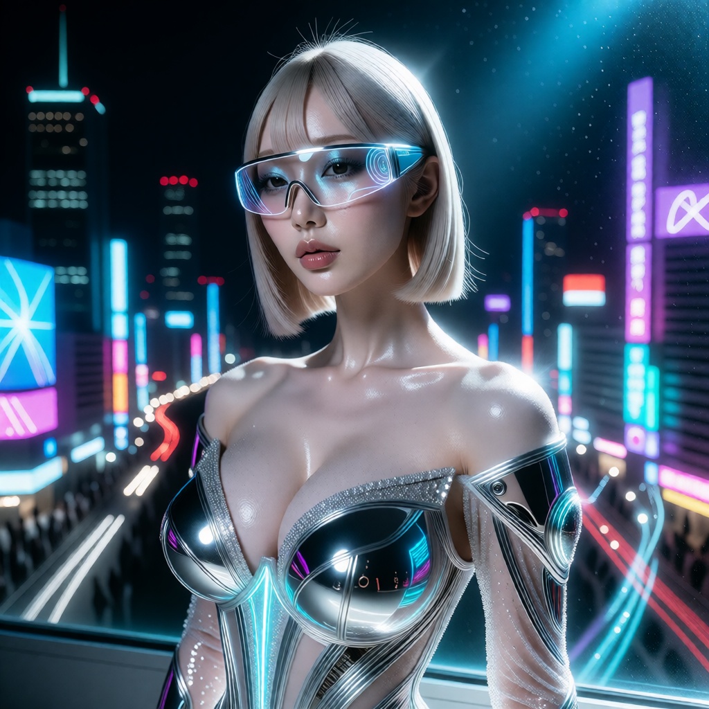 Dreamy surreal soft focus,  cinematic motion blur,  dramatic neon atmosphere on Tensor.Art
