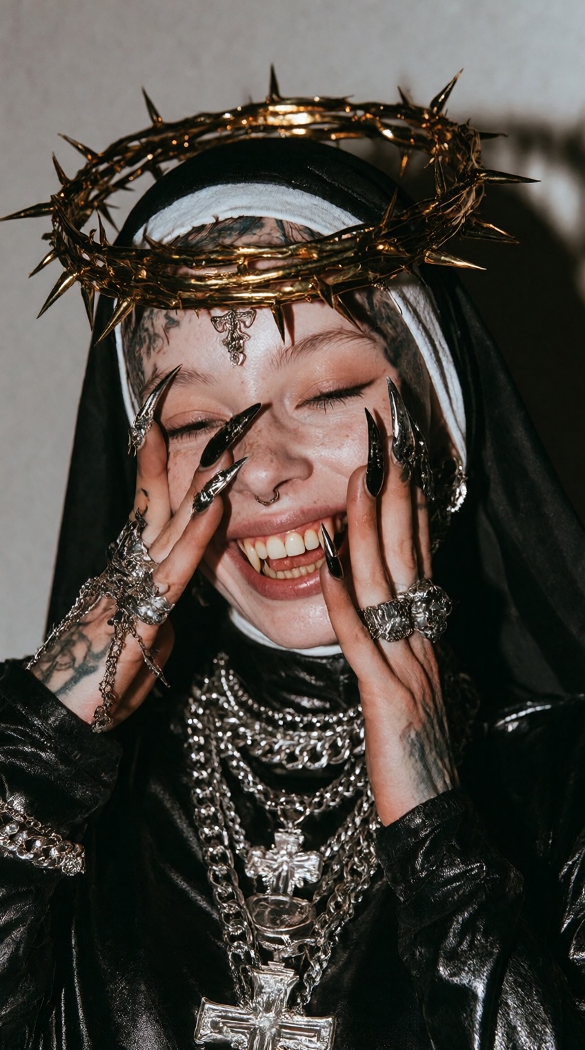 @skaia_lovernicuz,  golden crown,  black veil on Tensor.Art