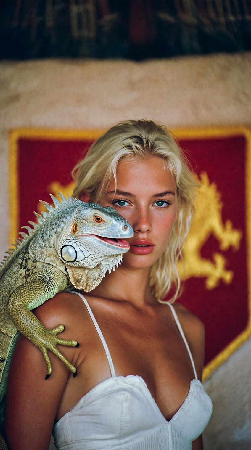 @imperfecta,  blonde woman,  neutral expression on Tensor.Art