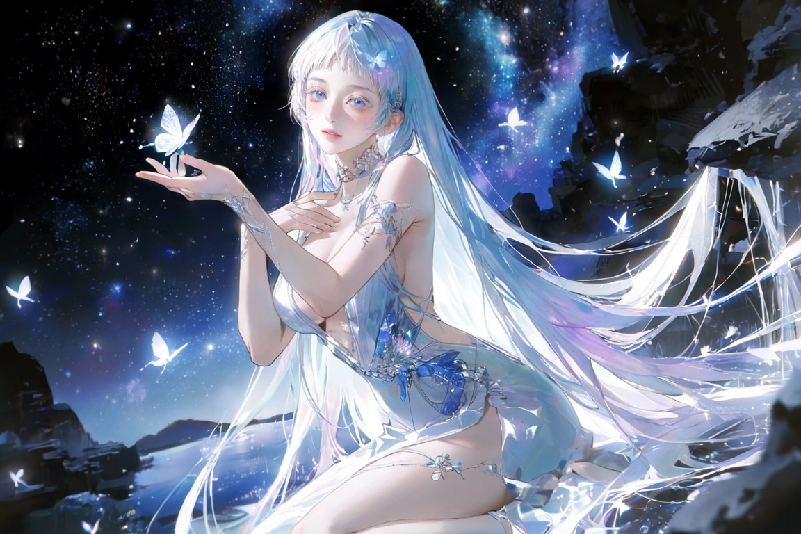 A beautiful young woman,  clear complexion,  pale on Tensor.Art