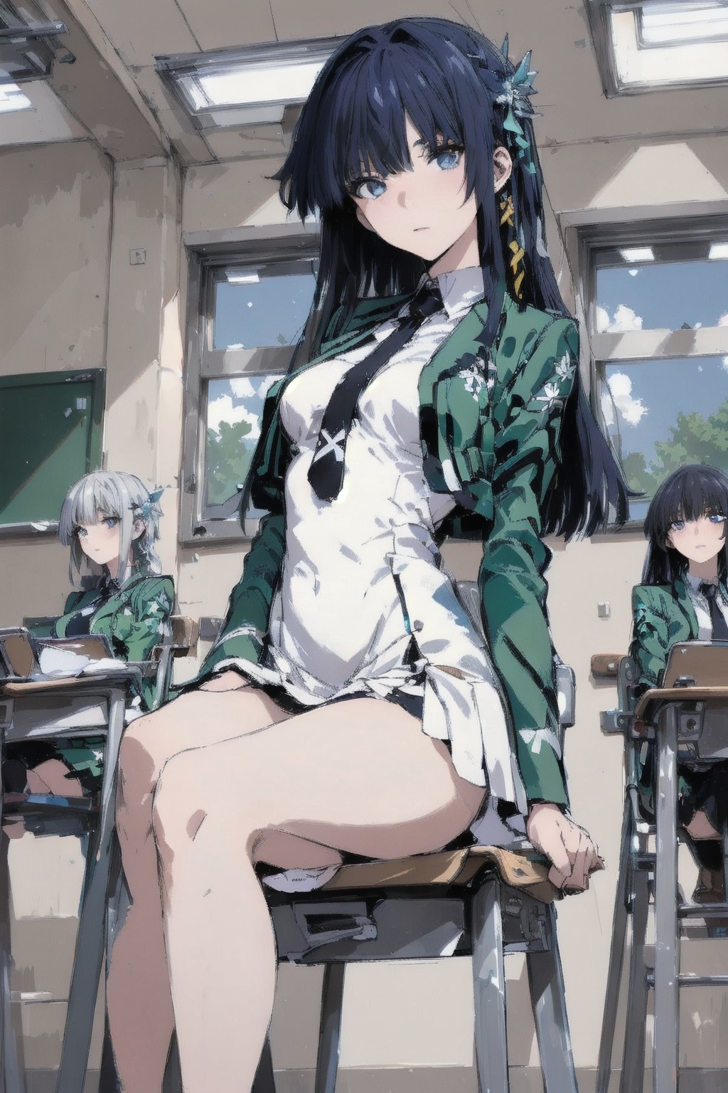 Shibya Miyuki,  yuzuriha,  One girl in the picture on Tensor.Art