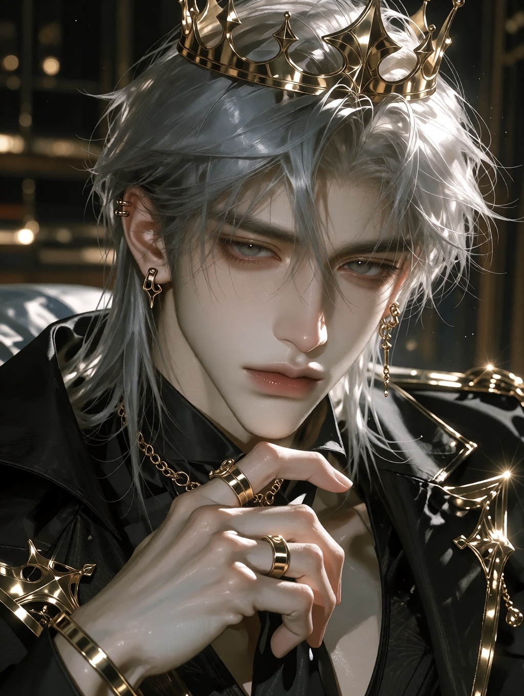 1man,  solo,  handsome man on Tensor.Art