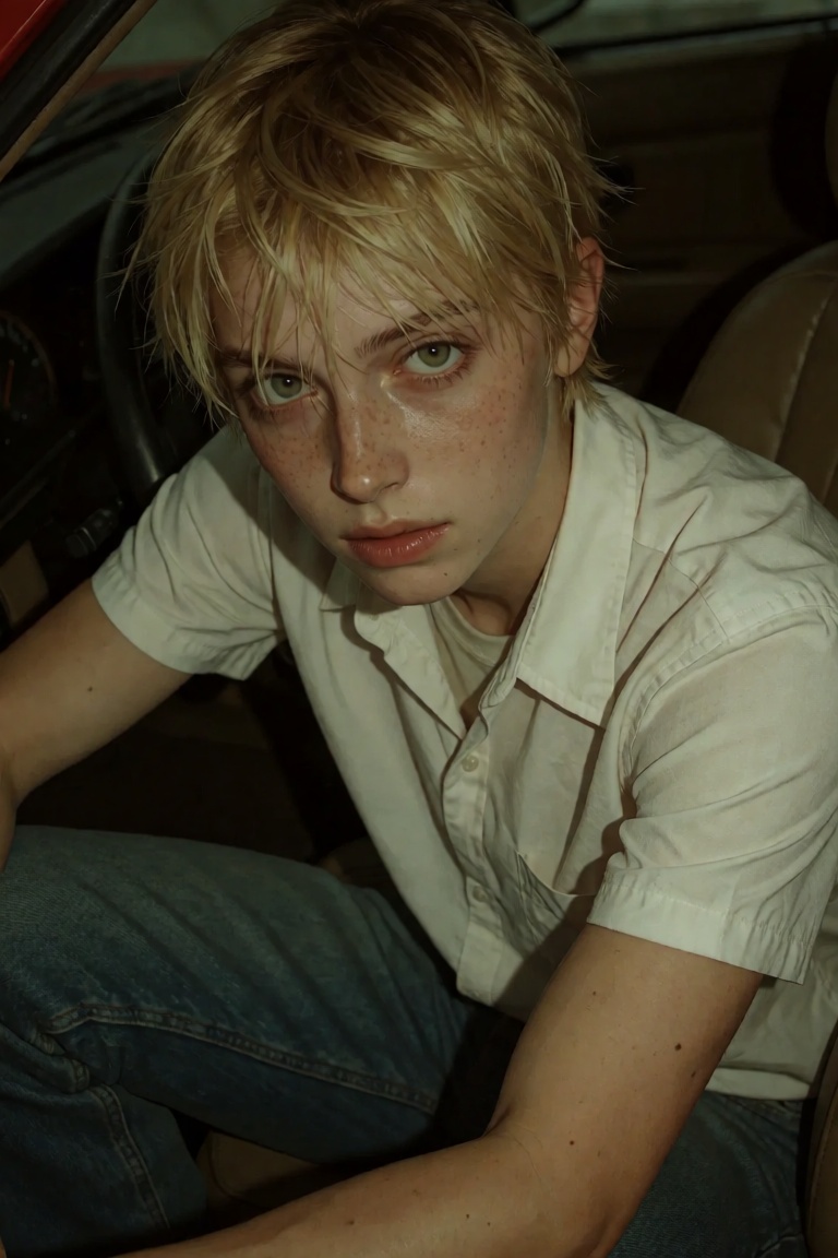 solo,  looking at viewer,  short hair on Tensor.Art