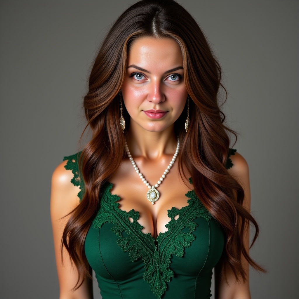 Ulyanalove,  beautiful woman 30 years old. Masterpiece,  realistic charming blue eyes on Tensor.Art