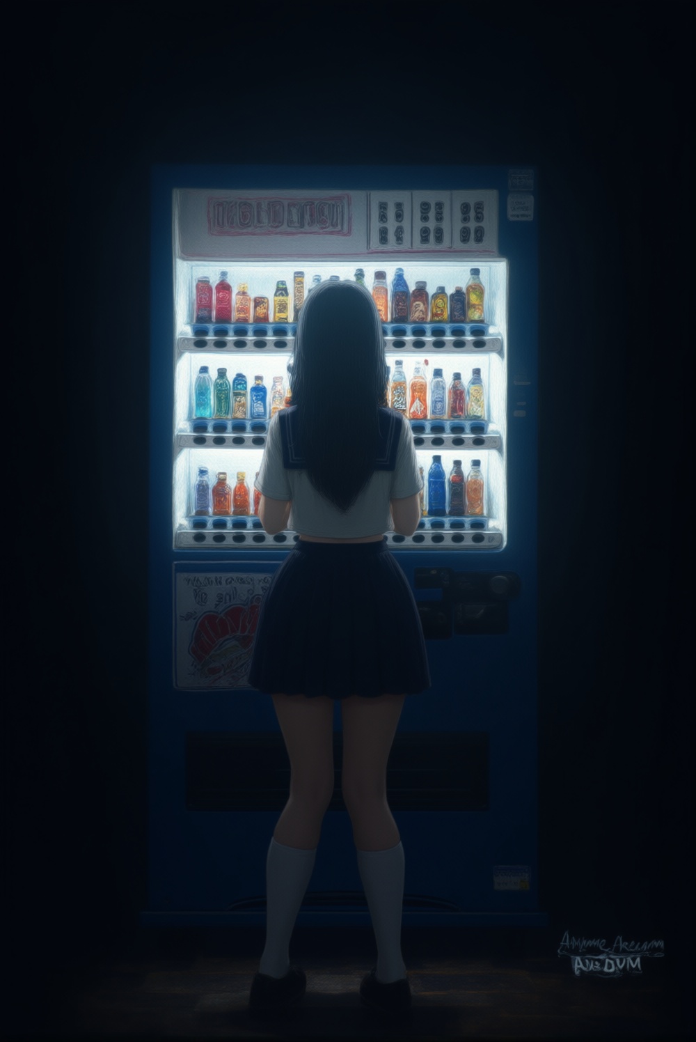 @anime_aura_realm,  cover page,  minimalism on Tensor.Art
